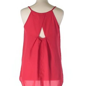 Janette Plus Red Keyhole Tank EUC sz 1X